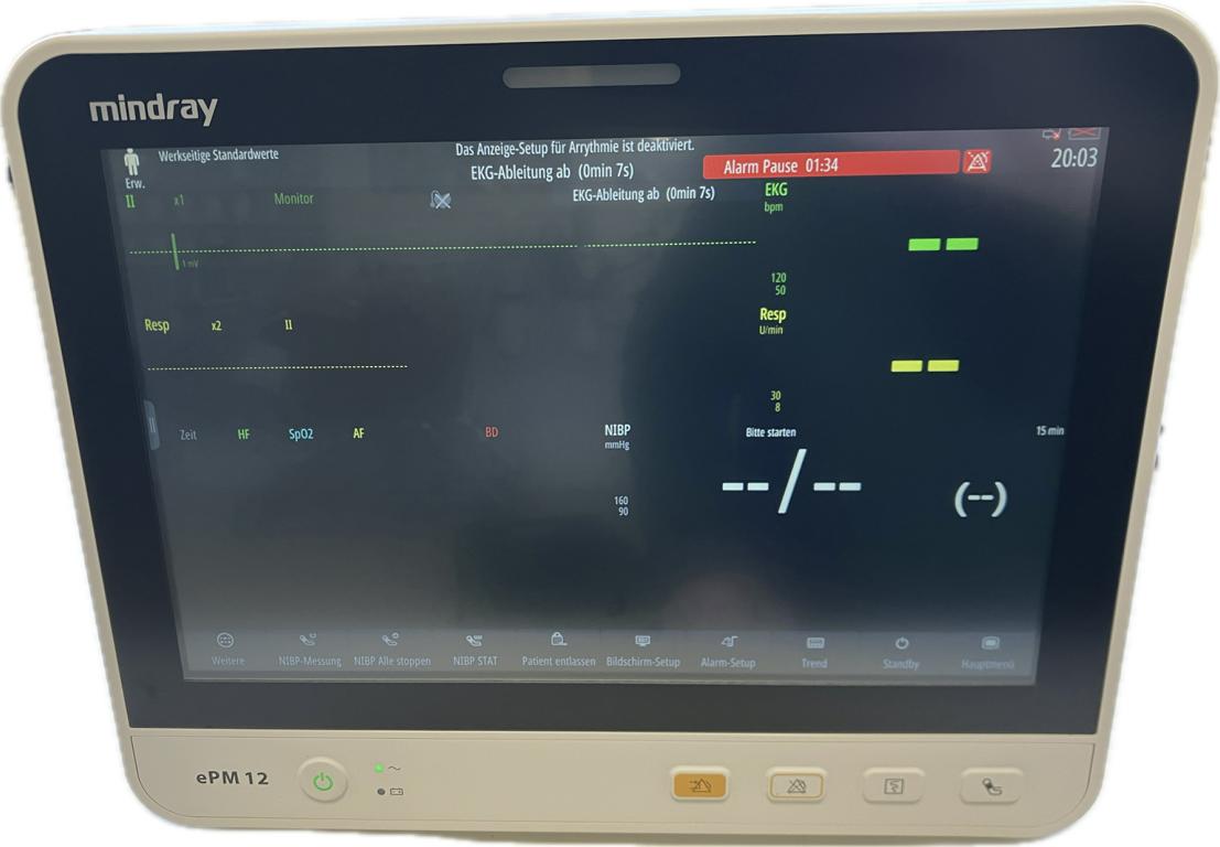 Mindray ePM 12M TIVA CO2+O2 + Zubehör #SALE