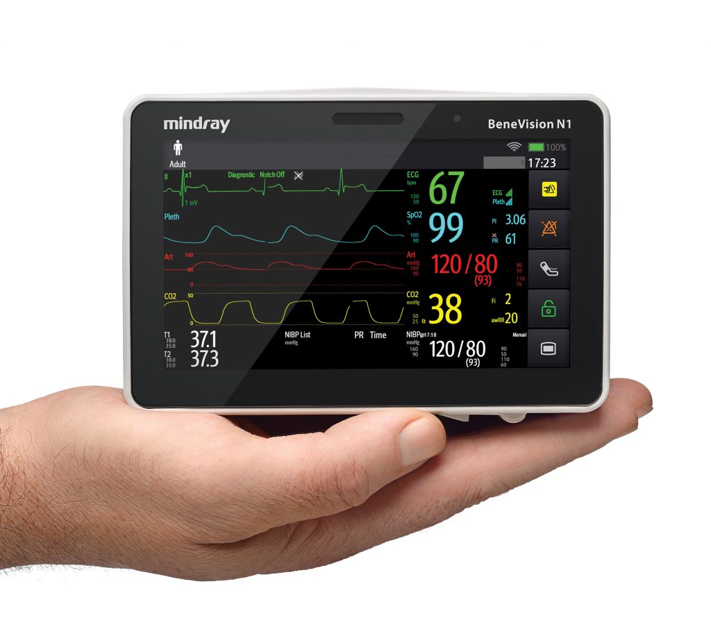 Mindray BeneVision N1 mit EKG (3/5), SpO2, NIBP, Temp